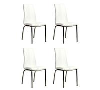 La Sedia Spagola Ourense Sedia, Tessuti, Bianco, 94 Cm (Altezza) X 43,5 Cm (Larghezza) X 58 Cm (Profondità)
