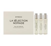 La Selection Nomade Set by Byredo for Unisex - 3 pz Mini Gift Set 0,4oz Bal D Africa EDP Spray, 0,4oz Bianco EDP Spray, 0,4oz Gypsy EDP Spray