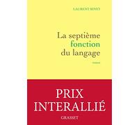 La septième fonction du langage: roman