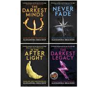 La serie The Darkest Minds di Alexandra Bracken, raccolta di 4 libri (The Darkest Minds, Never Fade, In The Afterlight e The Darkest Legacy)