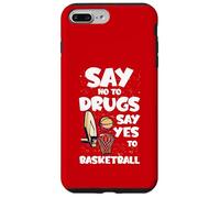 La settimana della squadra del nastro rosso dice di no alla droga dire sì al basket Custodia per iPhone 7 Plus/8 Plus