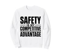 La Sicurezza è Il Mio vantaggio competitivo | Regalo per la Sicurezza sul Posto di Lavoro Felpa