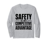 La Sicurezza è Il Mio vantaggio competitivo | Regalo per la Sicurezza sul Posto di Lavoro Maglia a Manica