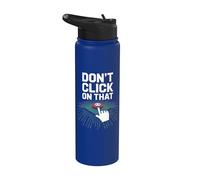 La sicurezza informatica non fare clic su quell'avviso Stainless Steel Insulated Water Bottle