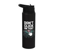 La sicurezza informatica non fare clic su quell'avviso Stainless Steel Insulated Water Bottle