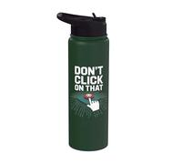 La sicurezza informatica non fare clic su quell'avviso Stainless Steel Insulated Water Bottle