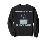 La Sicurezza informatica Pensa Come l'umorismo della Difesa etica degli Hacker Felpa