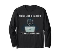 La Sicurezza informatica Pensa Come l'umorismo della Difesa etica degli Hacker Maglia a Manica