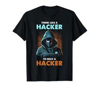La Sicurezza informatica Pensa Come l'umorismo della Difesa etica degli Hacker Maglietta