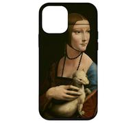 La signora con un ermellino di Leonardo da Vinci (1490) Custodia per iPhone 12 mini