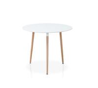 La Silla Española Nerja HC2001BL, Legno di faggio, Bianco, Mediana