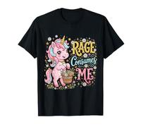 La Simpatica Rabbia degli unicorni Mi consuma Maglietta