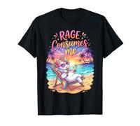La Simpatica Rabbia degli unicorni Mi consuma Maglietta