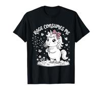 La Simpatica Rabbia degli unicorni Mi consuma Maglietta