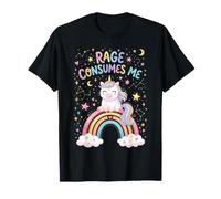 La Simpatica Rabbia degli unicorni Mi consuma Maglietta
