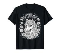 La Simpatica Rabbia degli unicorni Mi consuma Maglietta