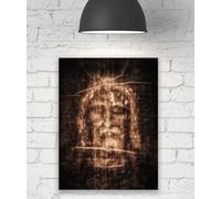 La Sindone di Torino Stampa su tela del volto di Gesù Cristo, Galleria...