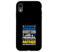 La sindrome di Down arriva con una madre che non rinuncia mai alla mamma T21 Custodia per iPhone XR