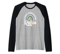 La sindrome di Down Regola la consapevolezza della sindrome di Down Maglia con Maniche Raglan