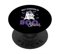 La sindrome di Rett è un fantasma di Halloween di Rett Warrior Boo Sheet PopSockets PopGrip Adesivo