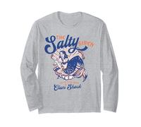 La Sirena salata Cocktail Bar & Clam Shack Cute Mermaid Pinup Maglia a Manica