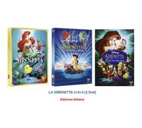 LA SIRENETTA La Collezione Completa 1+2+3 (3 Dvd) Ed. Italiana