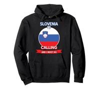 La Slovenia Chiama e Devo Andare - Sloveno Orgoglioso Felpa con Cappuccio
