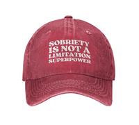 La sobrietà è una limitazione, è un superpotere. Cappello per uomini e don