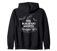 La società Black Hat Felpa con Cappuccio