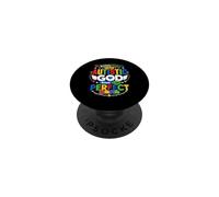 La società dice che sono autistico Dio dice che sono perfetto PopSockets PopGrip Adesivo