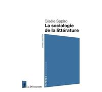 La sociologie de la littérature