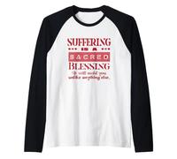 LA SOFFERRA ISPIRAZIONALE È Una Santa BENEDIZIONE Maglia con Maniche Raglan