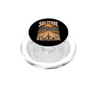 La solitudine è meglio qui nel deserto del Mojave PopSockets PopGrip per MagSafe