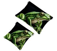 La soluzione da viaggio: 2 pezzi Big Frog-1860 Shrapnel Pouch - Borsa compatta per il trucco, Multicolore 08, A：7.1x5.8in/18x14.8cm，B:4.7x4.5in/12x11.5cm