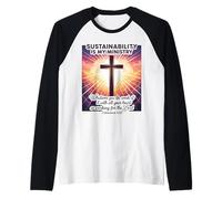 La sostenibilità Cristiana è Il Mio Analista consulente ministeriale Maglia con Maniche Raglan