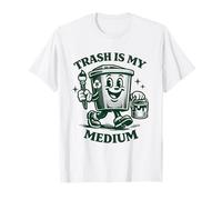 La Spazzatura è Il Mio Mezzo | Upcycling Art Maglietta