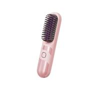 La spazzola lisciante a riscaldamento rapido si riscalda in pochi secondi Styler per capelli ricaricabile USB Batteria 3600mAh per la cura rapida dei capelli Piastra per capelli portatile