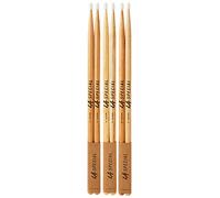 Pro Mark Bacchette per Batteria LA Specials 7A in noce americano, punta ovale nylon, tre paia