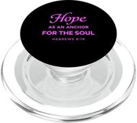 La speranza come ancora per l'anima Ebrei 6:19 Christian Faith PopSockets PopGrip per MagSafe