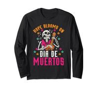 La Speranza fiorisce su Dia De Muertos Maglia a Manica