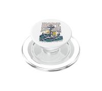 La speranza fissa l'anima Christian Nautical Design, Retro Wave PopSockets PopGrip per MagSafe