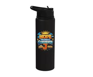 La speranza per oggi è la generazione J Stainless Steel Insulated Water Bottle