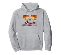 La spiaggia è il mio posto felice Crociera Estate Vacanze in famiglia Felpa con Cappuccio