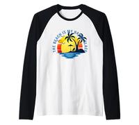 La spiaggia è il mio posto felice Crociera Estate Vacanze in famiglia Maglia con Maniche Raglan
