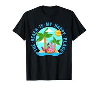 La spiaggia è il mio posto felice Crociera Estate Vacanze in famiglia Maglietta