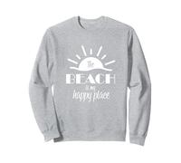La spiaggia è il mio posto felice Felpa