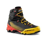La Sportiva - Stivali da alpinismo in GORE-TEX - Aequilibrium ST GTX Black/Yellow per Uomo in Pelle - Taglia 44 - Nero