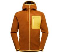 La Sportiva Agon M - felpa con cappuccio - uomo M Brown/Yellow man Wool