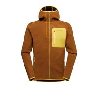 La Sportiva Agon M - felpa con cappuccio - uomo S Brown/Yellow man Wool