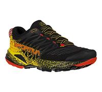 La Sportiva Akasha II, Scarpe Mountain Running Uomo, Nero Giallo, 45.5 EU